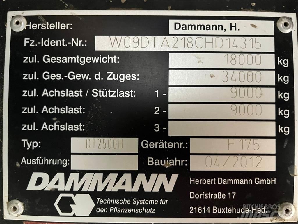 Dammann DT2500H Причіпні обприскувачі