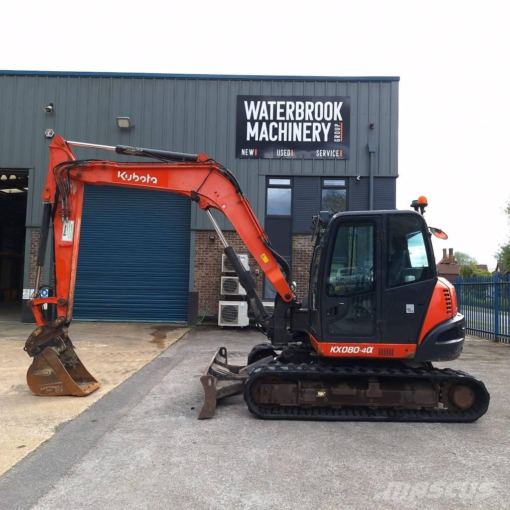 Kubota KX 080-4 Середні екскаватори 7т. - 12т.