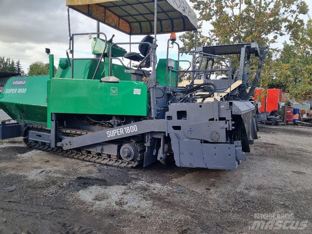Vögele super 1800 Асфальтовкладачі