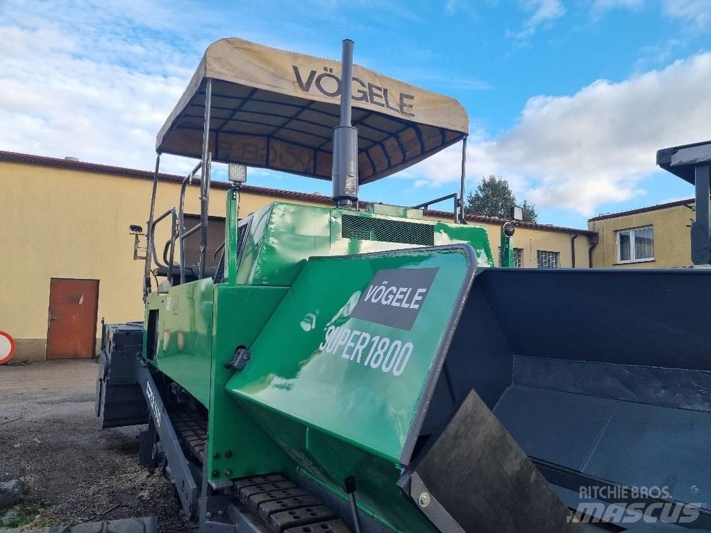 Vögele super 1800 Асфальтовкладачі