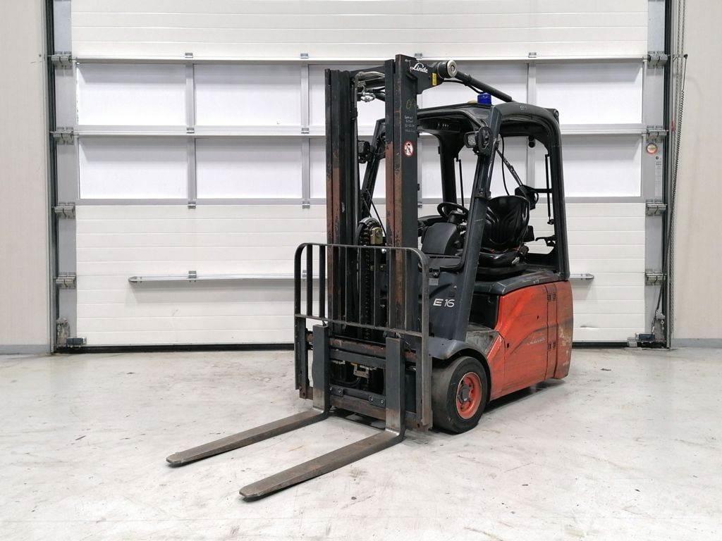 Linde E16C-01 Електронавантажувачі