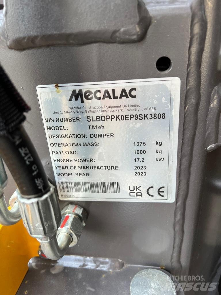 Mecalac TA 1 EH Зчленовані самоскиди