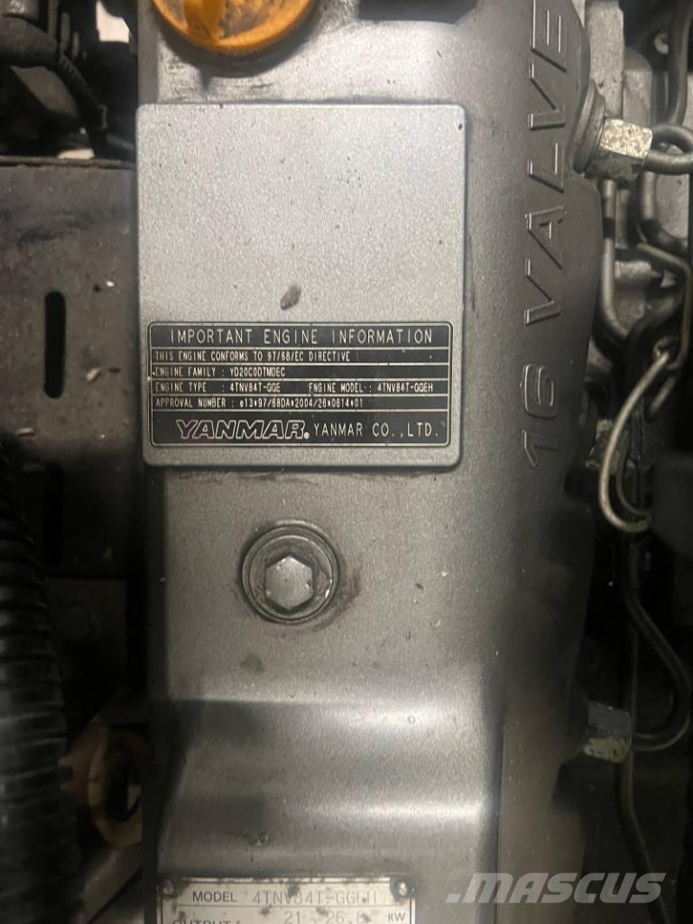 Yanmar 4TNV84T-GGEH Міні-екскаватори < 7т