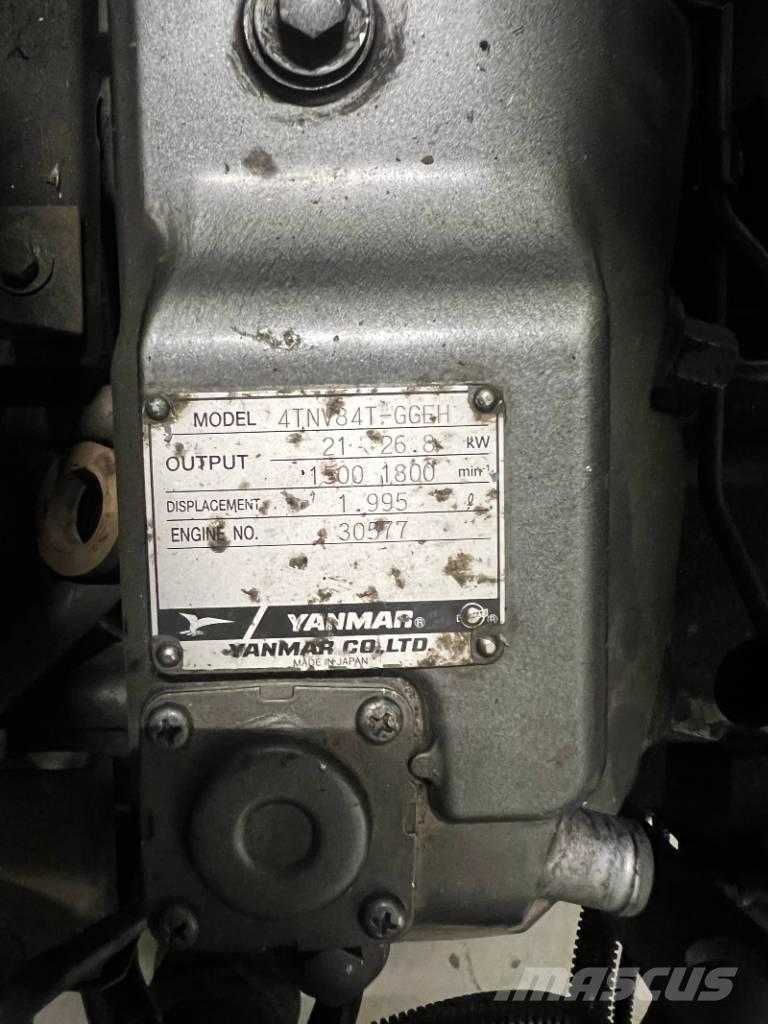 Yanmar 4TNV84T-GGEH Міні-екскаватори < 7т