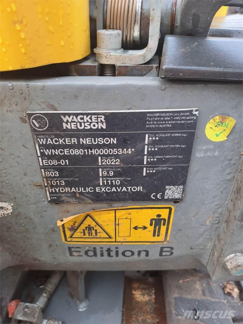 Wacker Neuson 803 Гусеничні екскаватори