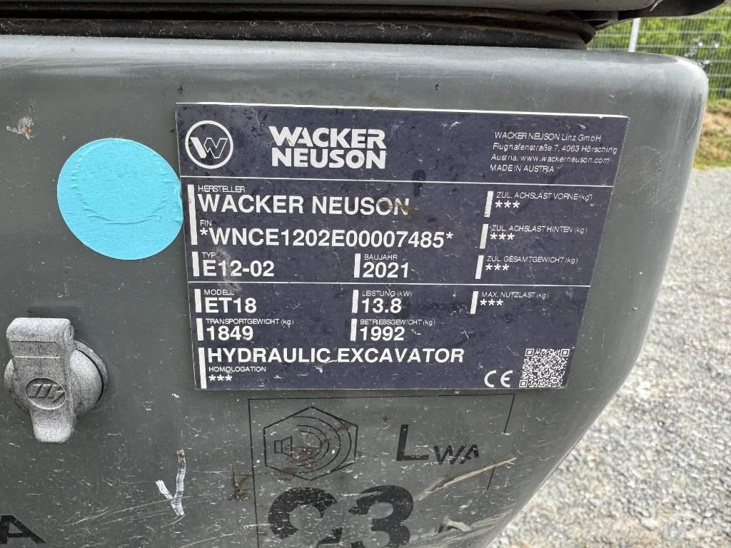 Wacker Neuson ET18 Гусеничні екскаватори