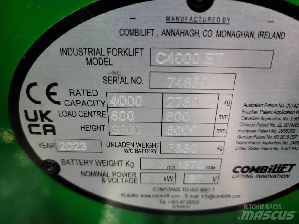 Combilift C4000ET Чотириходові річ-траки