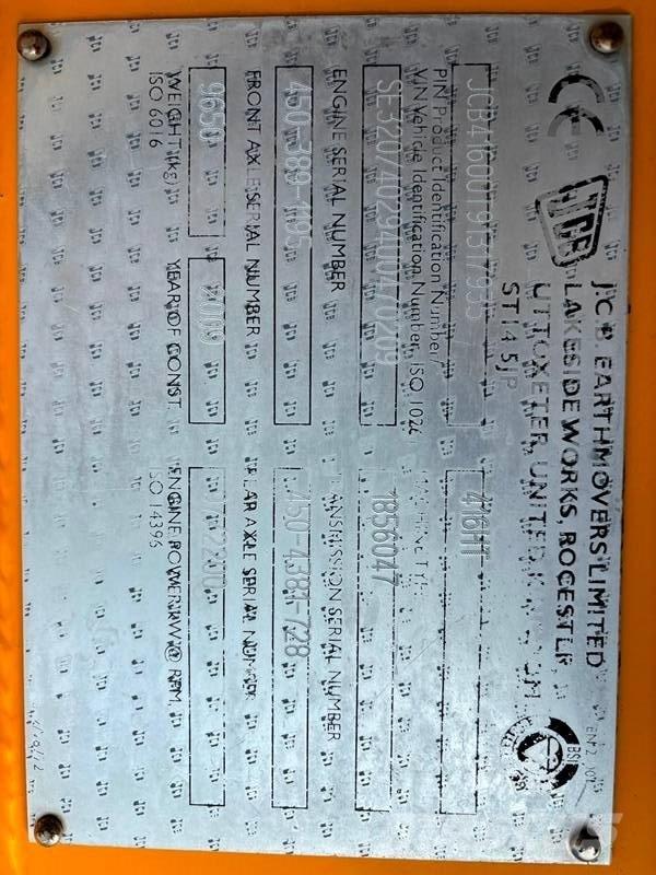 JCB 416 HT Фронтальні навантажувачі