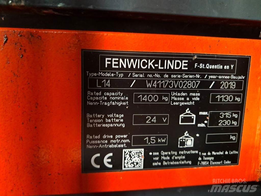 Linde L14 Ручний візок