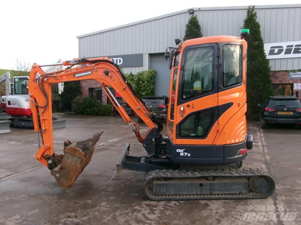 Doosan DX 27 Z Міні-екскаватори < 7т