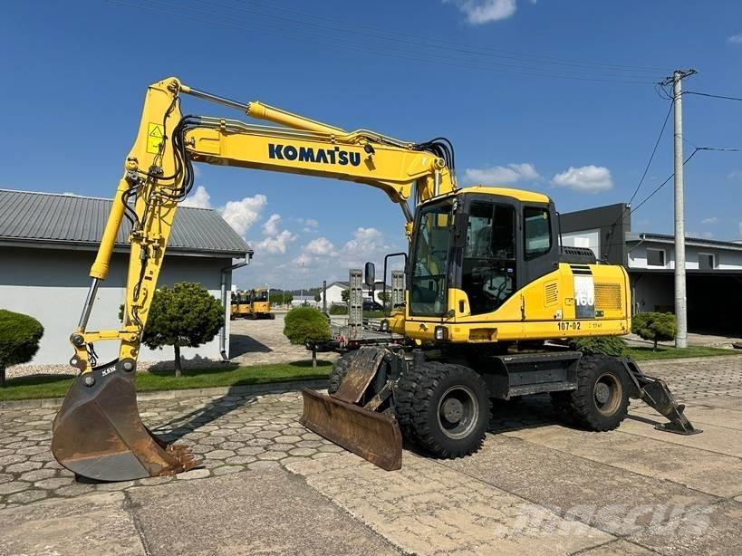 Komatsu PW 160-7E0 Колісні екскаватори