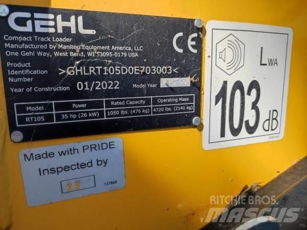 Gehl RT105 Гусеничні вантажники
