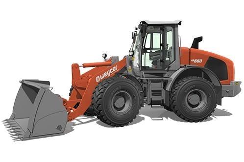 Weycor AR580 Фронтальні навантажувачі
