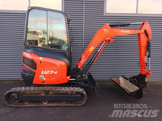 Kubota u27-4 Міні-екскаватори < 7т