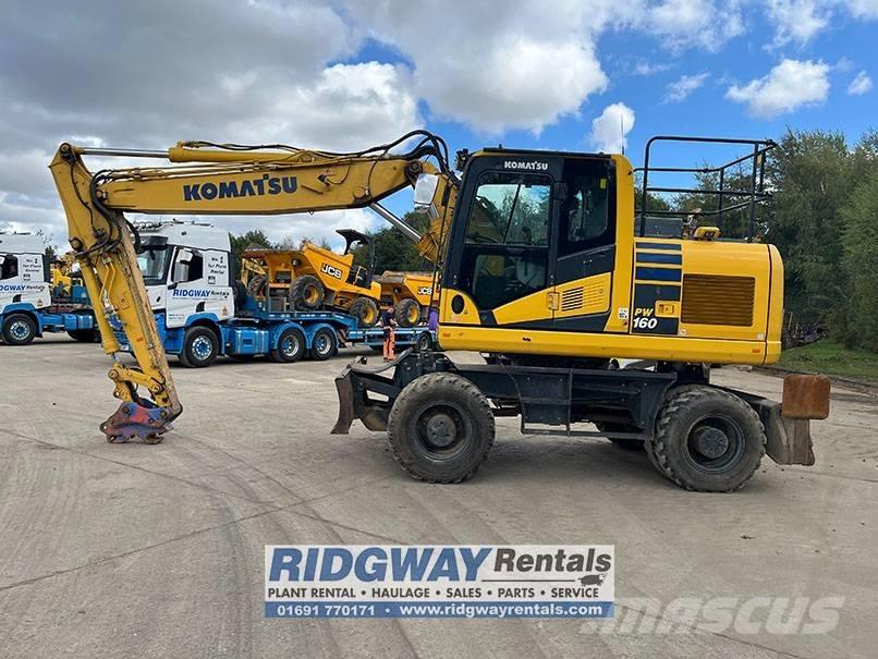 Komatsu PW 160-11 Колісні екскаватори