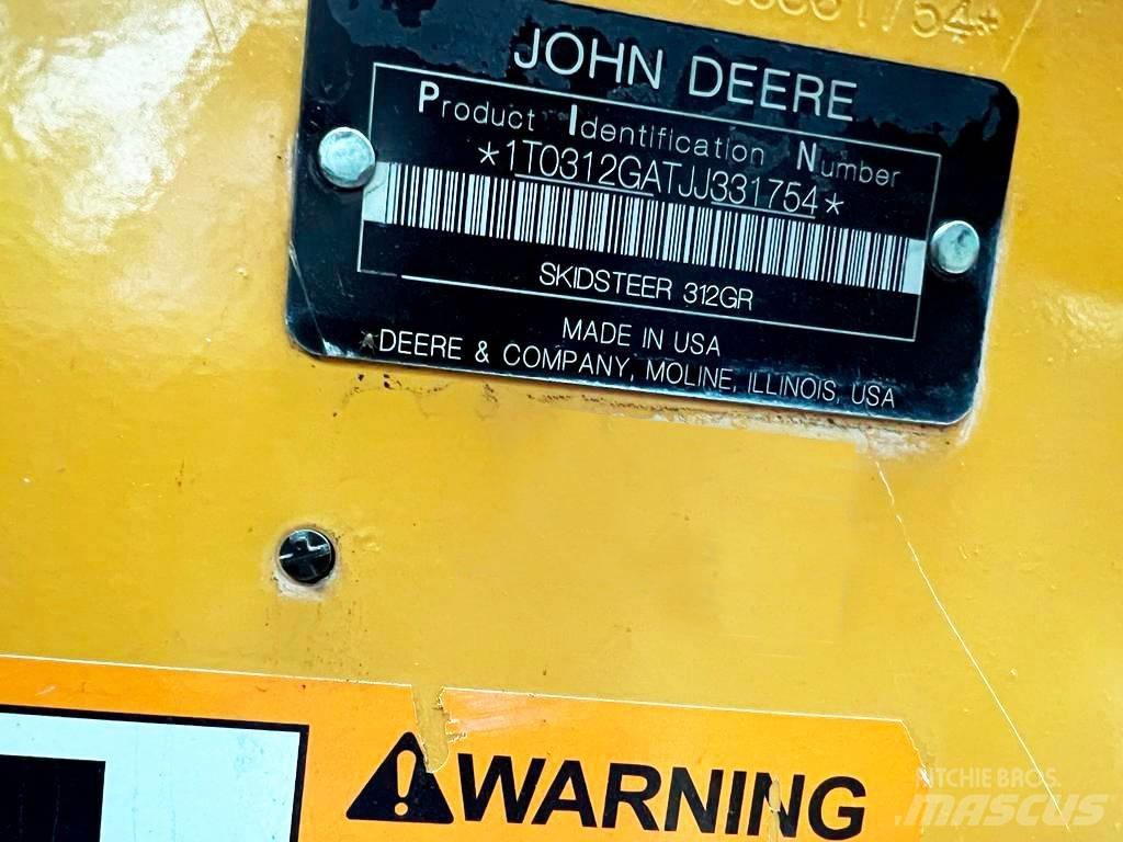 John Deere 312GR Міні-навантажувачі