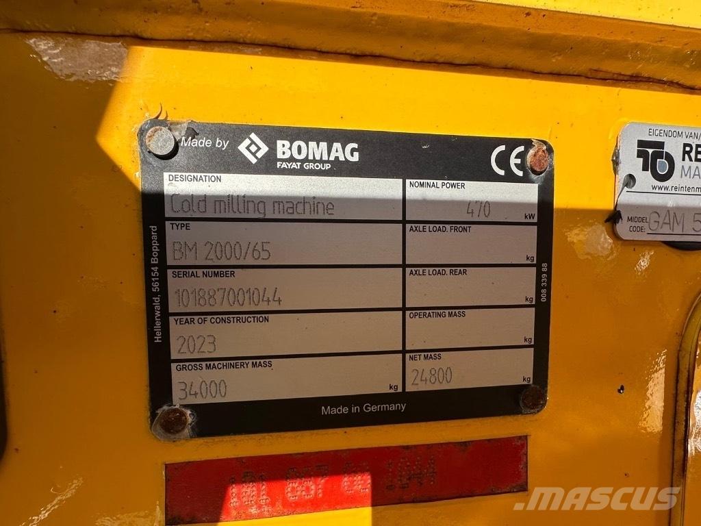 Bomag BM 2000/65 Холодні дорожні фрези