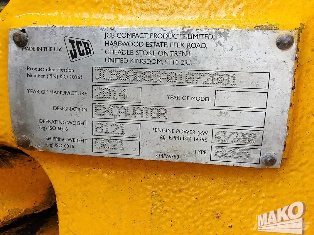 JCB 8085 ZTS Середні екскаватори 7т. - 12т.