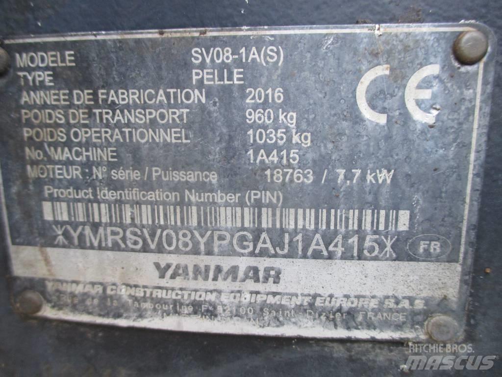Yanmar SV 08-1 A Міні-екскаватори < 7т