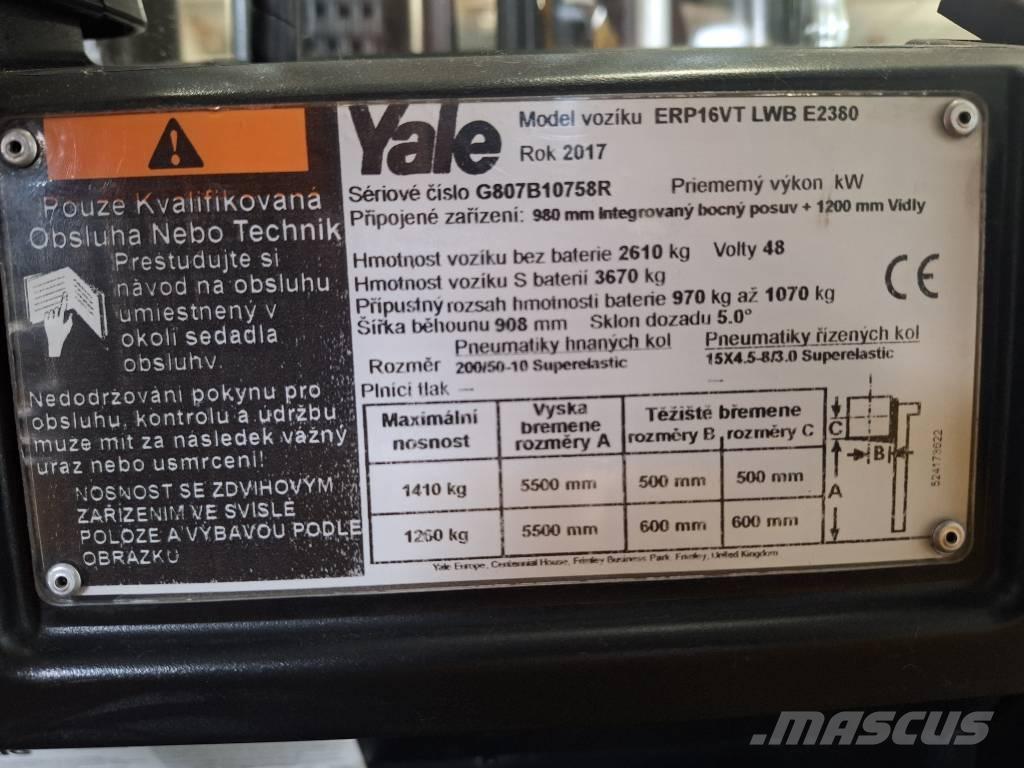 Yale ERP 16 VT Електронавантажувачі