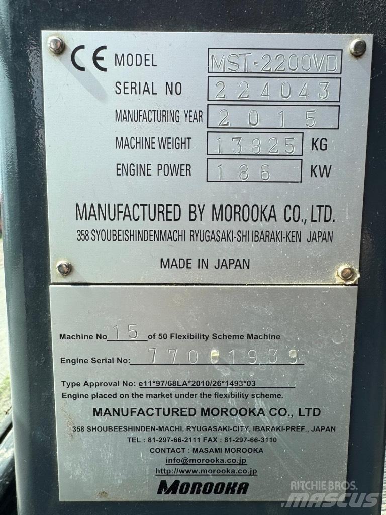 Morooka MST 2200 V D Гусеничні самоскиди