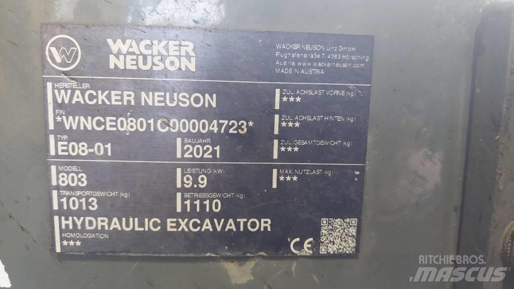 Wacker Neuson 803 Гусеничні екскаватори