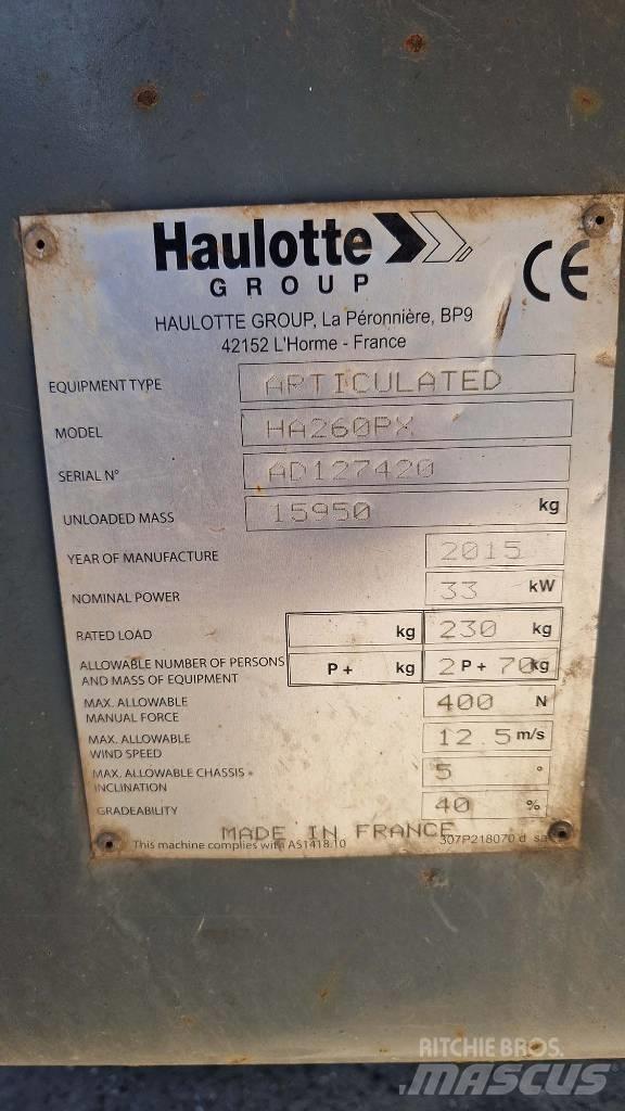 Haulotte HA 260 PX Колінчаті підйомники