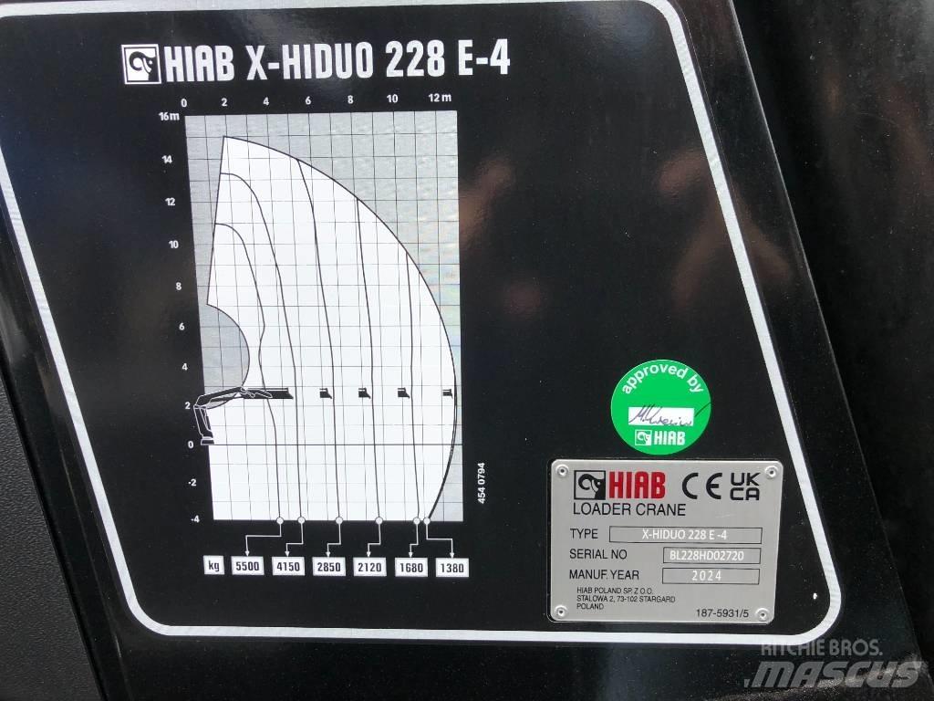 HIAB X-HiDuo 228 E-4 Крани вантажників