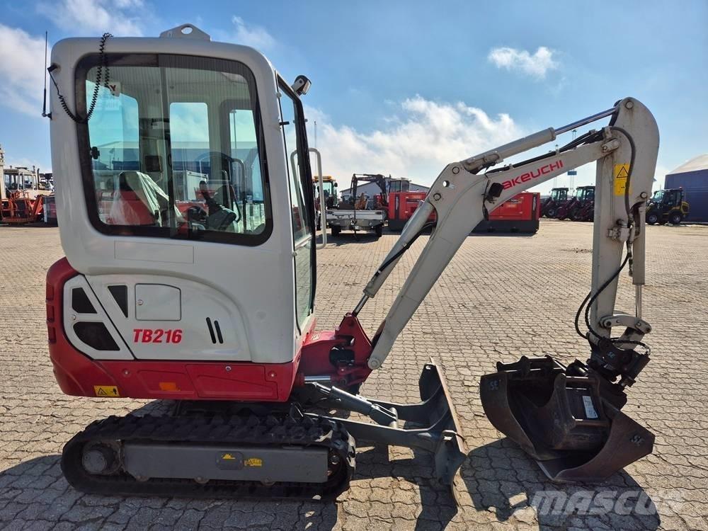 Takeuchi TB 216 Міні-екскаватори < 7т