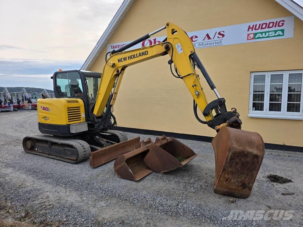 New Holland E60C Міні-екскаватори < 7т
