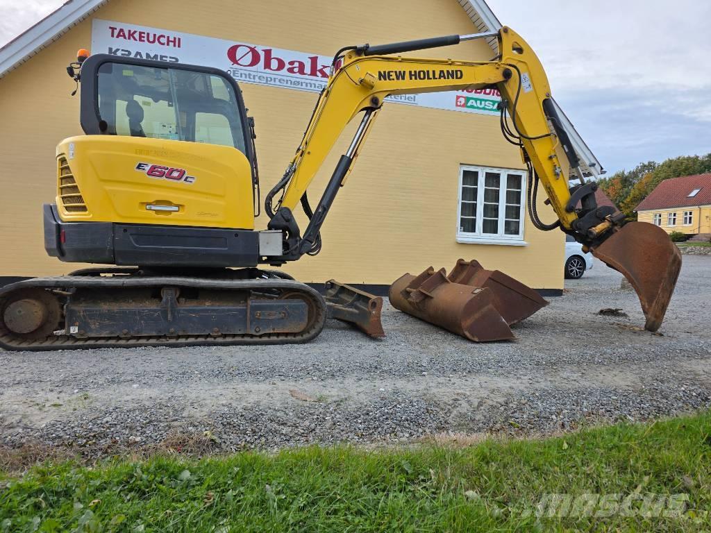 New Holland E60C Міні-екскаватори < 7т