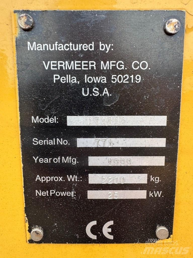 Vermeer D7X11A Обладнання для горизонтального буріння