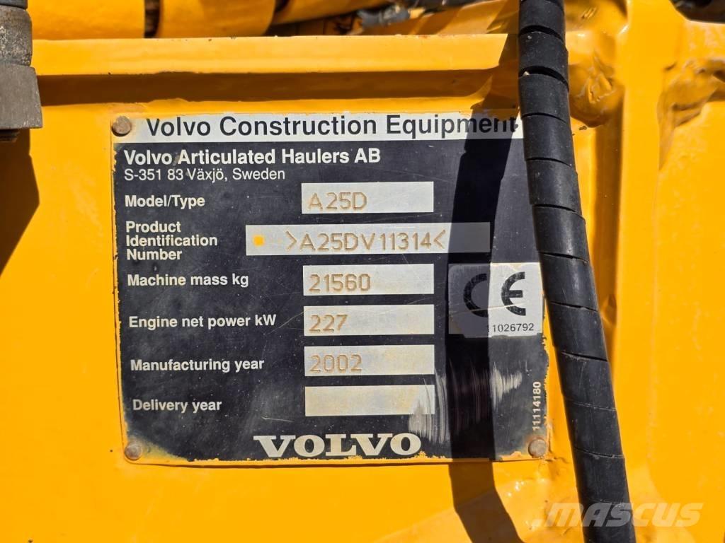 Volvo A25 D Міні самоскиди