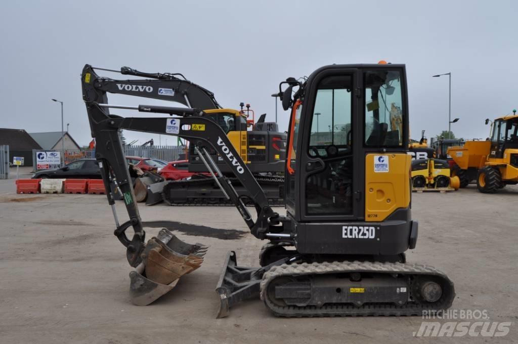 Volvo ECR 25 D Міні-екскаватори < 7т