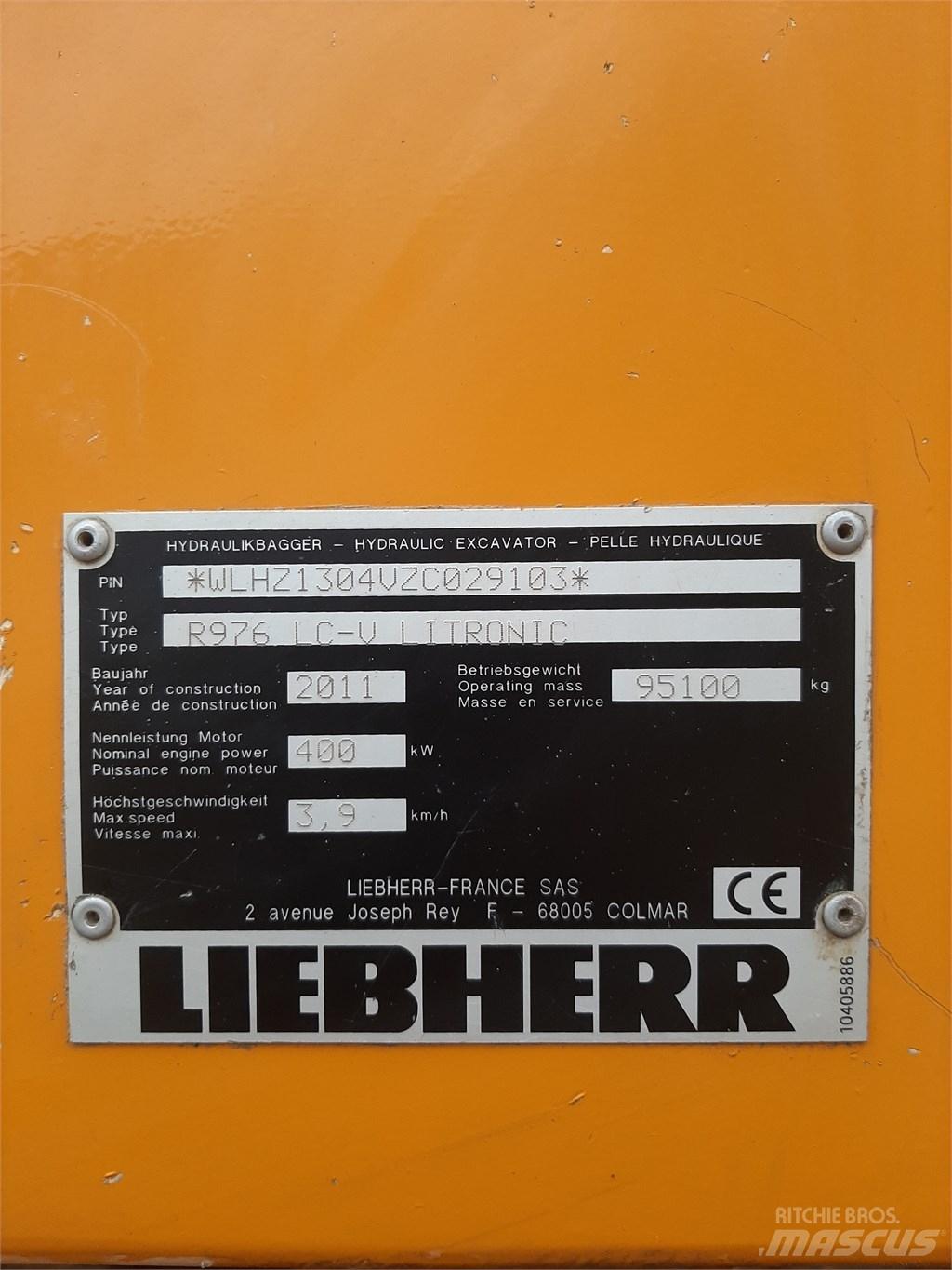 Liebherr 976 Гусеничні екскаватори