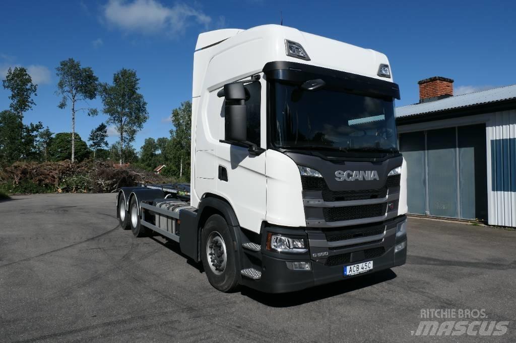 Scania G500B6x2NB Вантажівки з гаковим підйомом