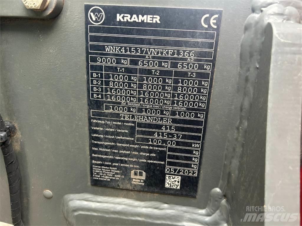 Kramer KT 407 Телескопічні навантажувачі