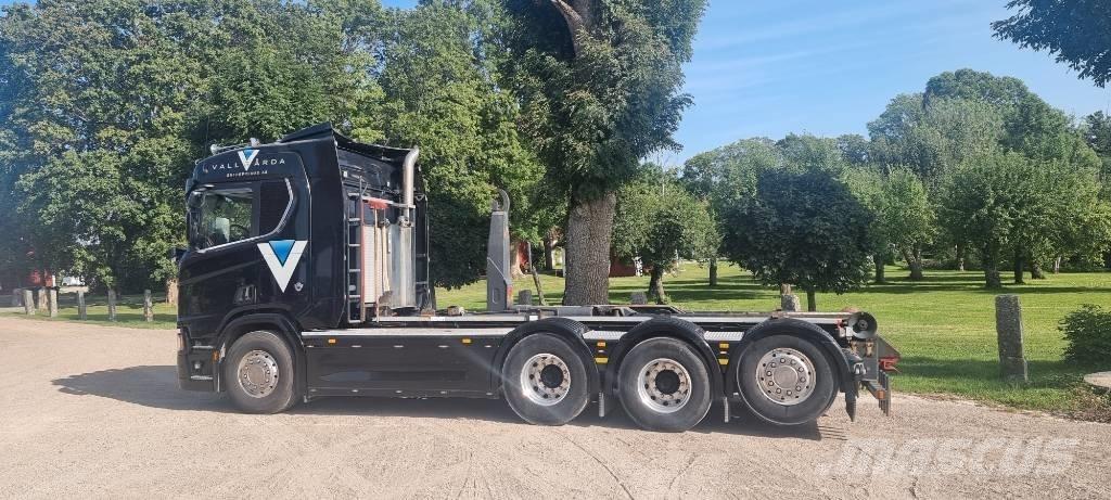 Scania R660 Вантажівки з гаковим підйомом