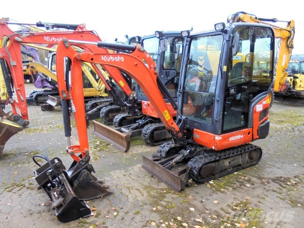 Kubota KX 019-4 Міні-екскаватори < 7т