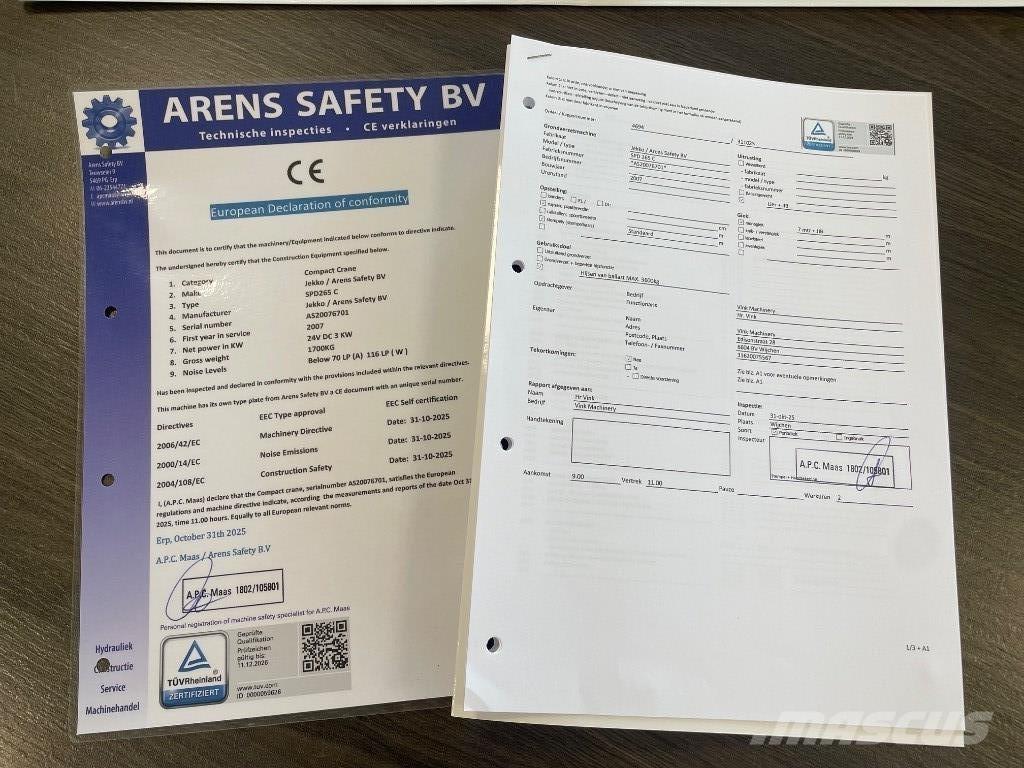 Jekko SPD 265 C  SOLD Міні-крани