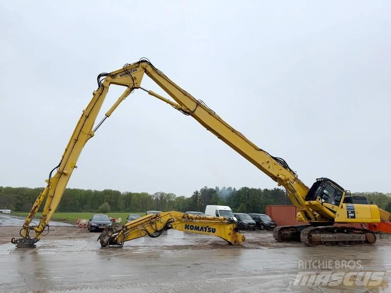 Komatsu PC490LC-10 Екскаватори для знесення споруд