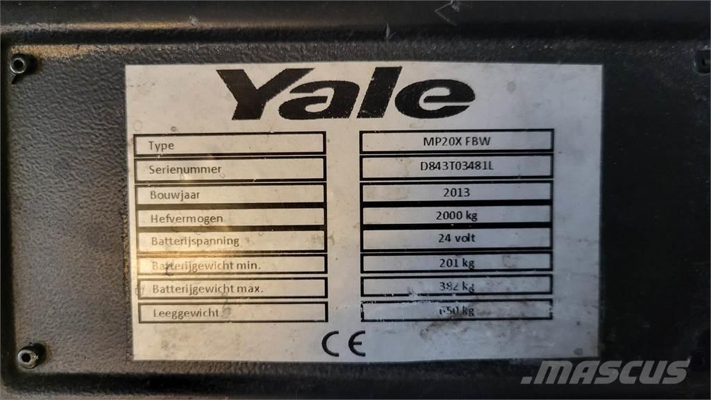 Yale MP20X 2013 Ручний візок