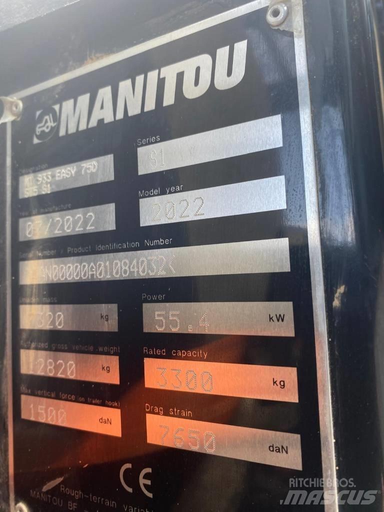 Manitou MT 933 Easy Телескопічні навантажувачі