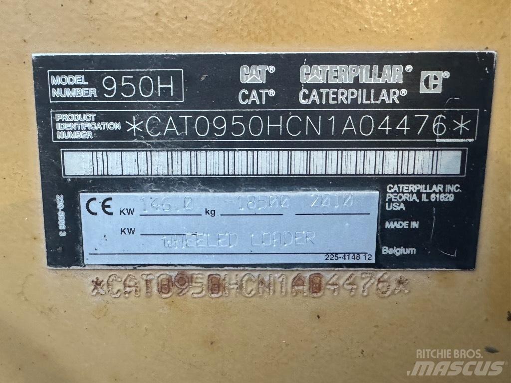 CAT 950H Фронтальні навантажувачі