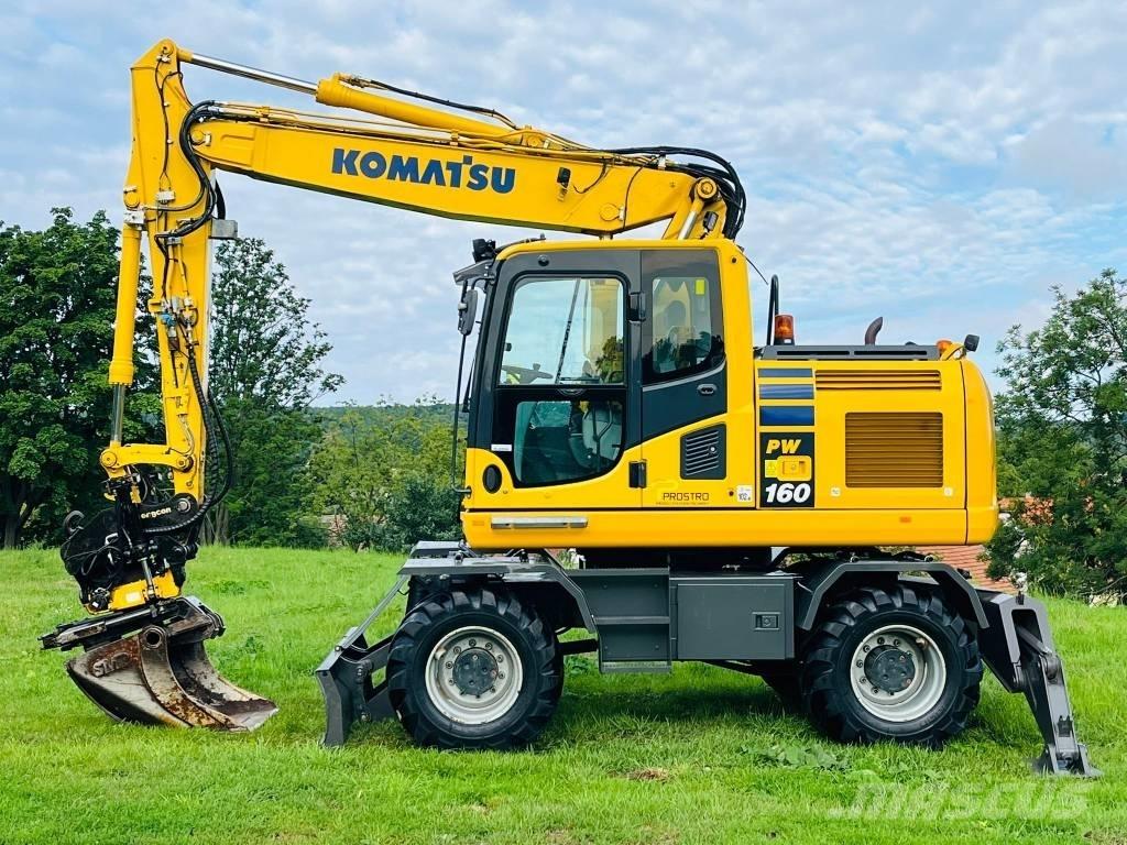 Komatsu PW 160 - 10 Колісні екскаватори
