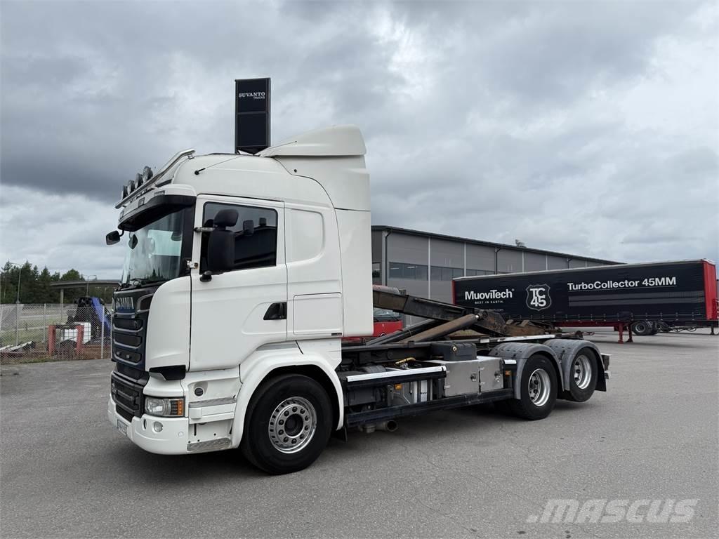 Scania R 520 6X2 Вантажівки з гаковим підйомом