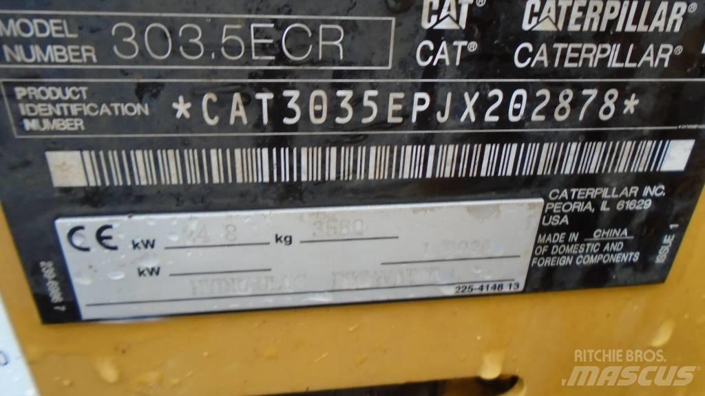 CAT 303.5 E CR Міні-екскаватори < 7т