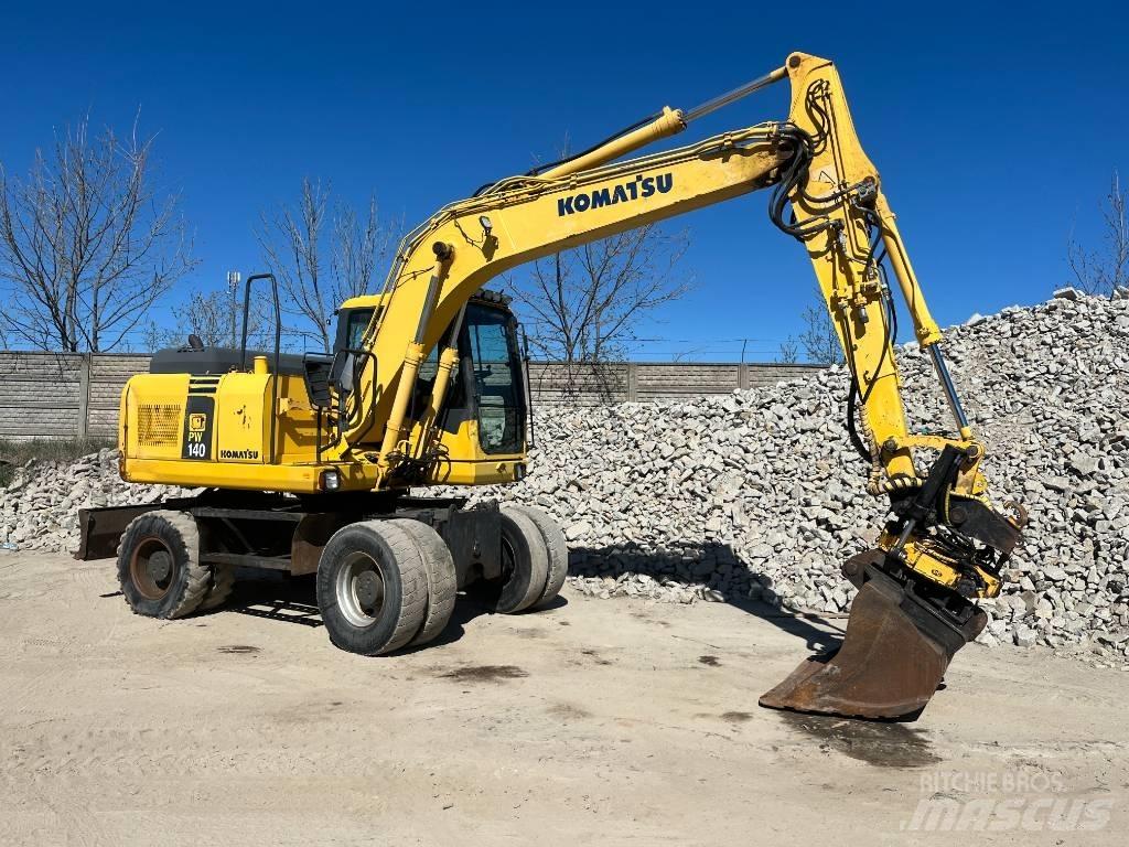 Komatsu PW 140-7 Колісні екскаватори