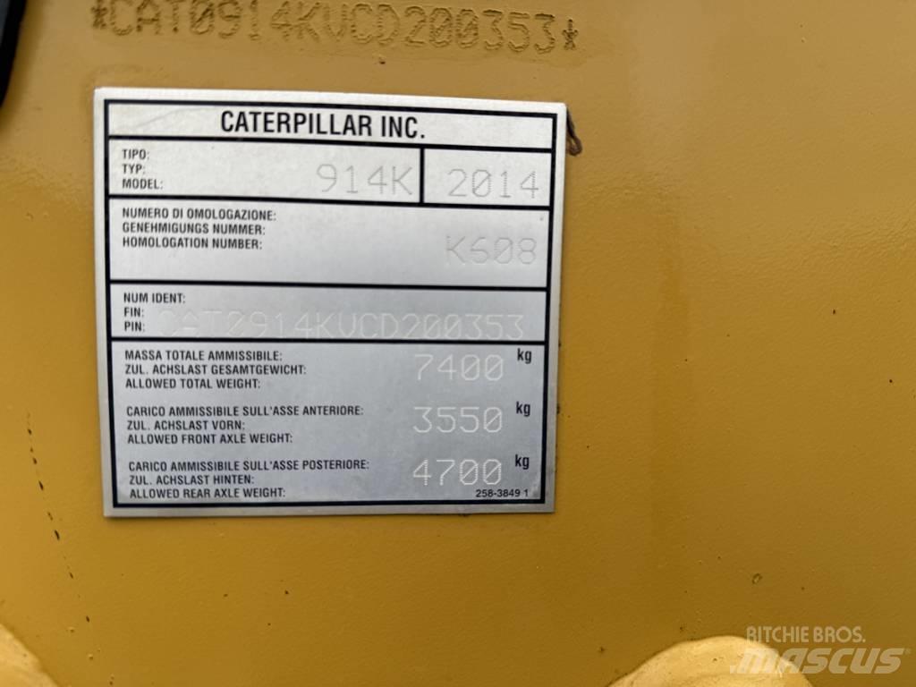 CAT 914K shovel Фронтальні навантажувачі
