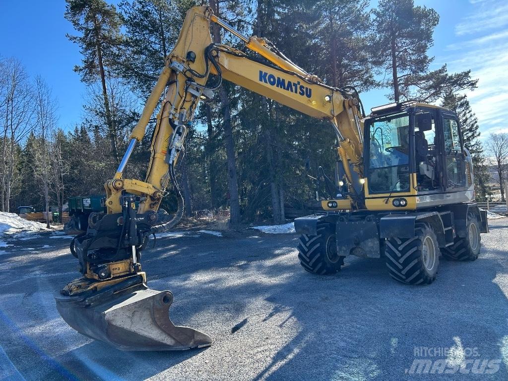 Komatsu PW148 -10 Колісні екскаватори